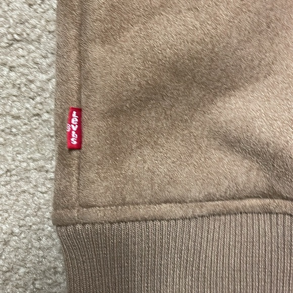 Levi’s women brown suede Sherpa trucker jacket. Small - Picture 8 of 9